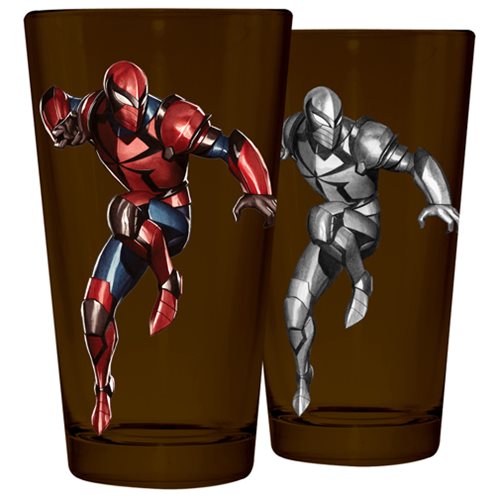 Spider-Man Armor Heat Change Pint Glass